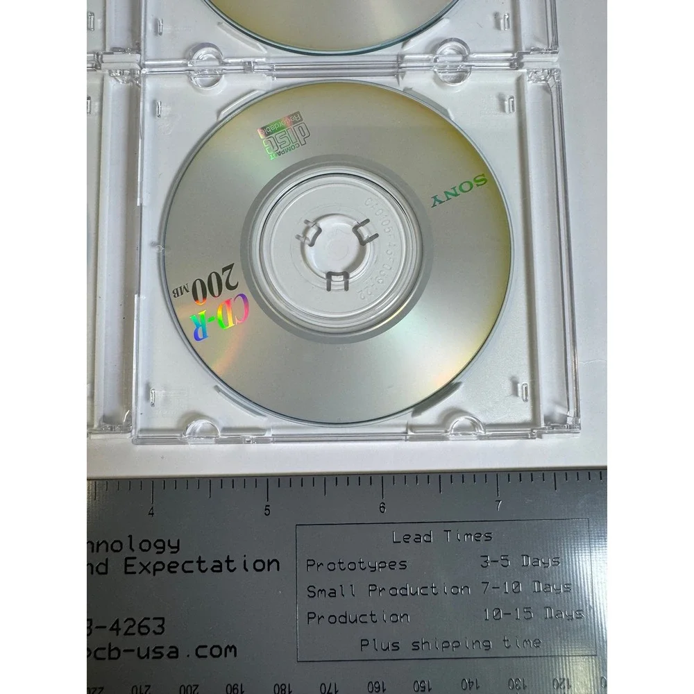 Sony CD-R 200MB 3 Inch Mini Compact Disc Recordable 4 Pack with Jewel Cases